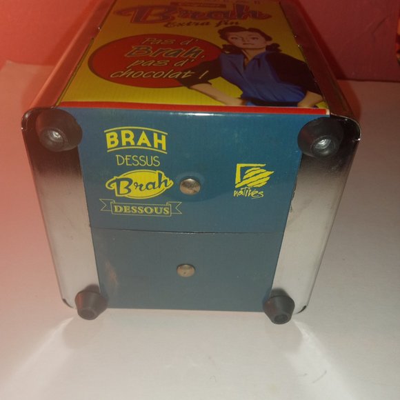 CHOCOLAT BRAH EXTRA FIN FRENCH OLD TIME KITCHEN NAPKIN HOLDER - Picture 6 of 6